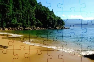 Praia do Cedro - Ubatuba - Brasil jigsaw puzzle