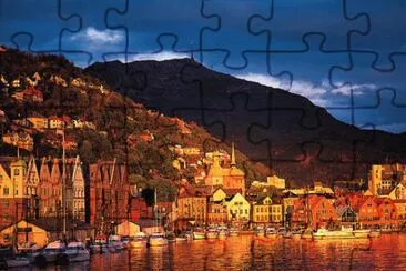 Bergen-Noruega jigsaw puzzle