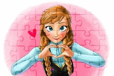 Frozen jigsaw puzzle