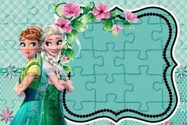 Frozen jigsaw puzzle