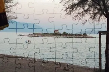 Novi Vinodolski pogled na Sv.Marin jigsaw puzzle