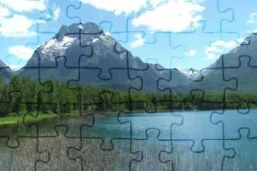 Lago y montaÃ±a jigsaw puzzle