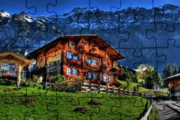 Gimmelwald-Suiza jigsaw puzzle