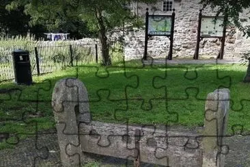 Eyam Hall Punishment Post jigsaw puzzle