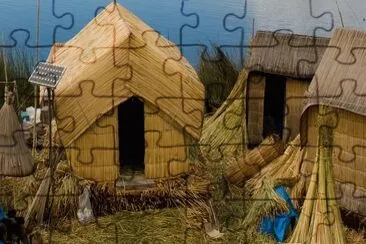 Uros Island of Reeds jigsaw puzzle