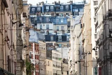 Quiet side of Monmartre jigsaw puzzle