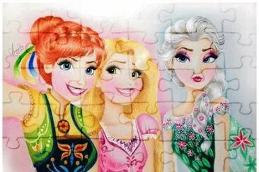 Frozen jigsaw puzzle