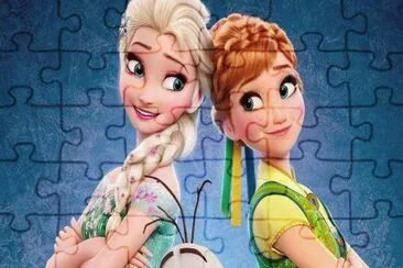 Frozen jigsaw puzzle