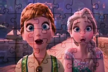 Frozen jigsaw puzzle