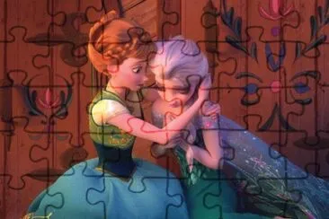 Frozen jigsaw puzzle