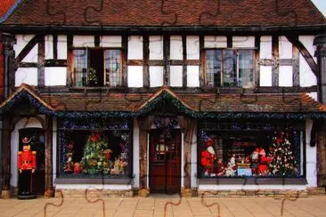 Navidad en Glastonbury-Inglaterra jigsaw puzzle