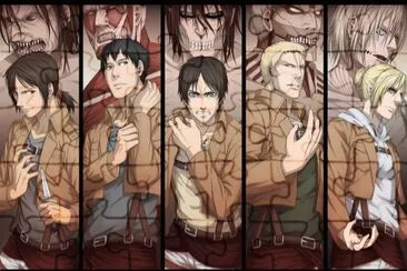 anime snk jigsaw puzzle