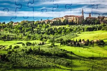 Paisaje de la Toscana jigsaw puzzle