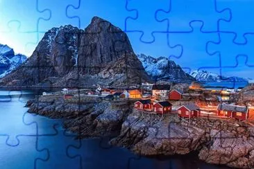 Lofoten-Noruega jigsaw puzzle