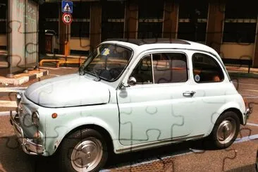 FIAT 500 jigsaw puzzle