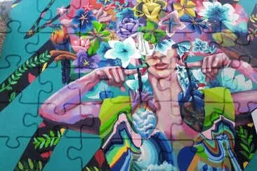 Mural en Playa del Carmen jigsaw puzzle