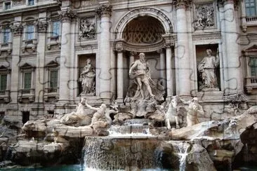 Fuente de Trevi, Roma. jigsaw puzzle