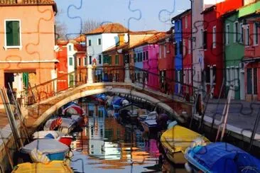 Colors in Burano Island