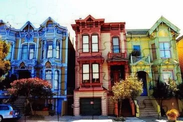 Casas coloridas-San Francisco(EE.UU)