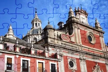 Templo en Sevilla, EspaÃ±a. jigsaw puzzle