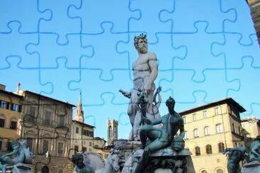 Fontana di Nettuno, Firenze jigsaw puzzle