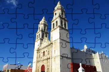 Catedral de Campeche. jigsaw puzzle