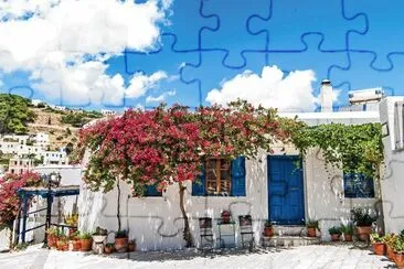 Lefkes-Isla de Paros(Grecia) jigsaw puzzle