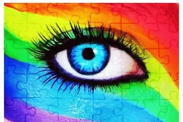 Rainbow Eye jigsaw puzzle