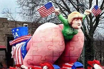 Trump Ass German Carneval