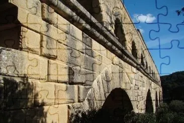 Le Pont du Gard, France jigsaw puzzle