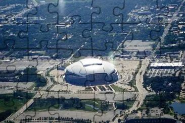 ATT Stadium de Dallas, Texas. jigsaw puzzle