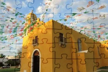 Templo en Ciudad Campeche. jigsaw puzzle