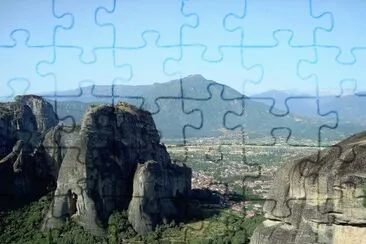 פאזל של Meteora, Grecia.