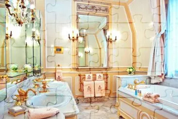 פאזל של French Decor Bathroom at the Ritz Carlton-Paris