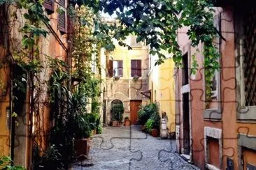 Barrio del Trastevere-Roma jigsaw puzzle