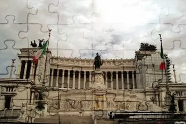 Monumento a VÃ­ctor Manuel II en Roma. jigsaw puzzle