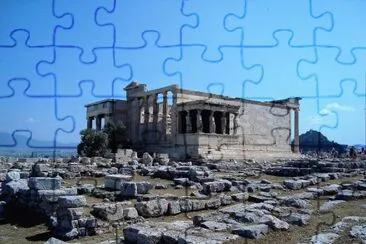 ErecteiÃ³n, AcrÃ³polis de Atenas. jigsaw puzzle