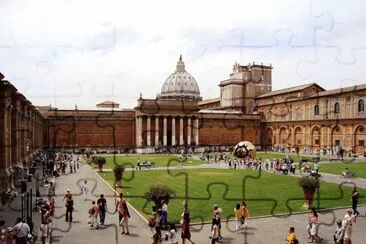 Patio central de El Vaticano. jigsaw puzzle