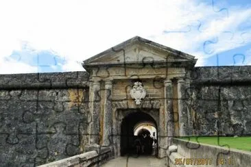 Entrada del Castillo San Felipe El Morro, PR. jigsaw puzzle