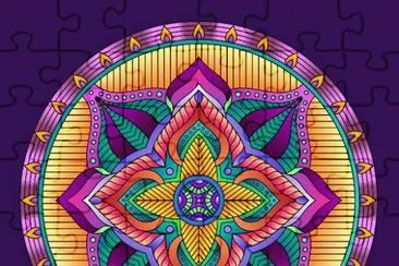 פאזל של Color Mandala