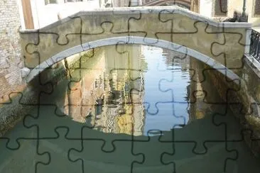 פאזל של Venise reflet de pont