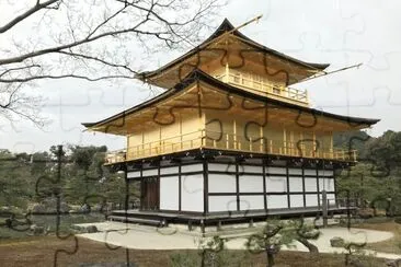 פאזל של gold temple in japan