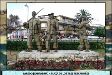 LAREDO (CANTABRIA) â€“ PLAZA DE LOS TRES PESCADORES