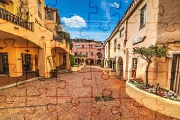 Piazzetta en Cervo jigsaw puzzle