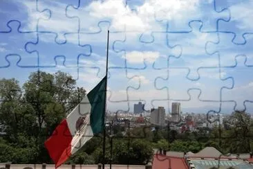 Bandera mexicana, Ciudad de MÃ©xico.