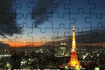 LA TORRE DE TOKYO jigsaw puzzle