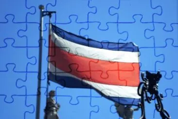 פאזל של Bandera de Costa Rica.