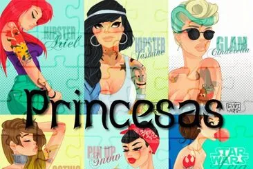 collage princesas modernas