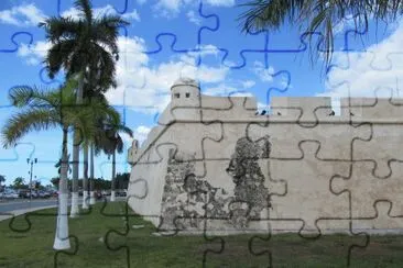 Muralla de Ciudad Campeche. jigsaw puzzle