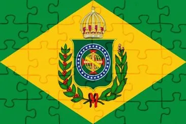 Bandeira Imperial 1822 Brasil Independente jigsaw puzzle